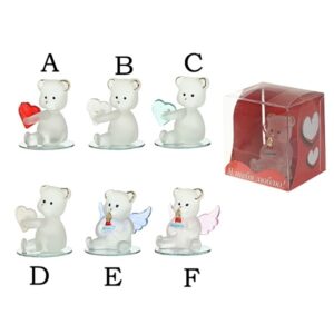 Фигурка декоративная Мишка, L4 W4 H5 см, 6 в.