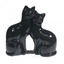 Фигура декоративная Кошки (черный) L19,5W7,5Н18,5см