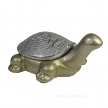 Шкатулка Черепаха (серебро) L8,5W13H12,5