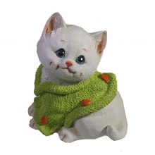 Копилка Котенок Кузя (зеленый) L10W13H15