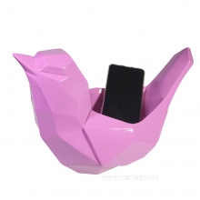 Изделие декоративное Подставка для мелочи Птичка  (розовый) L33W16,5H21
