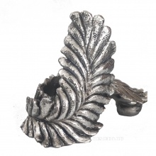 Подставка под бутылку Перо (серебро) L21W12H15см