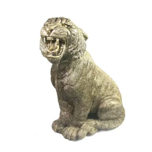 Фигура декоративная Тигр Амур (золото) L16W21Н29 см